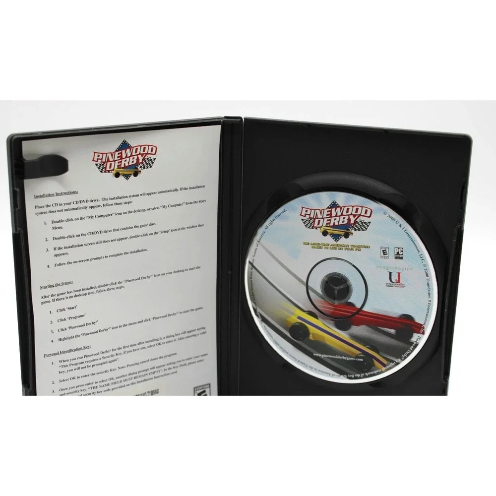 Pinewood Derby (PC, 2008) Boy Scouts of America, w/key code